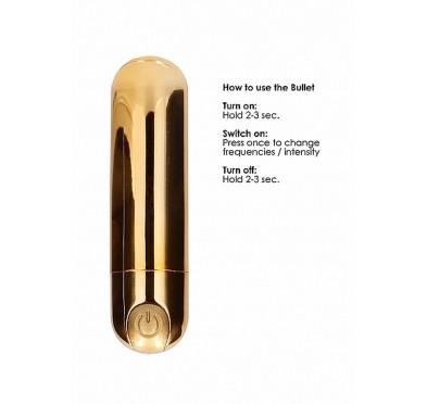 10 Speed Rechargeable Bullet - Gold